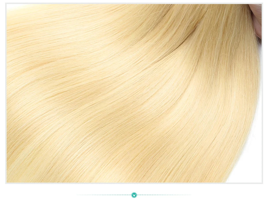 Monstar 1 3 4 613 Blonde Straight Hair Bundles Brazilian Remy Human Hair Extension Honey Blonde Bundles 30 32 34 36 38 40 Inches