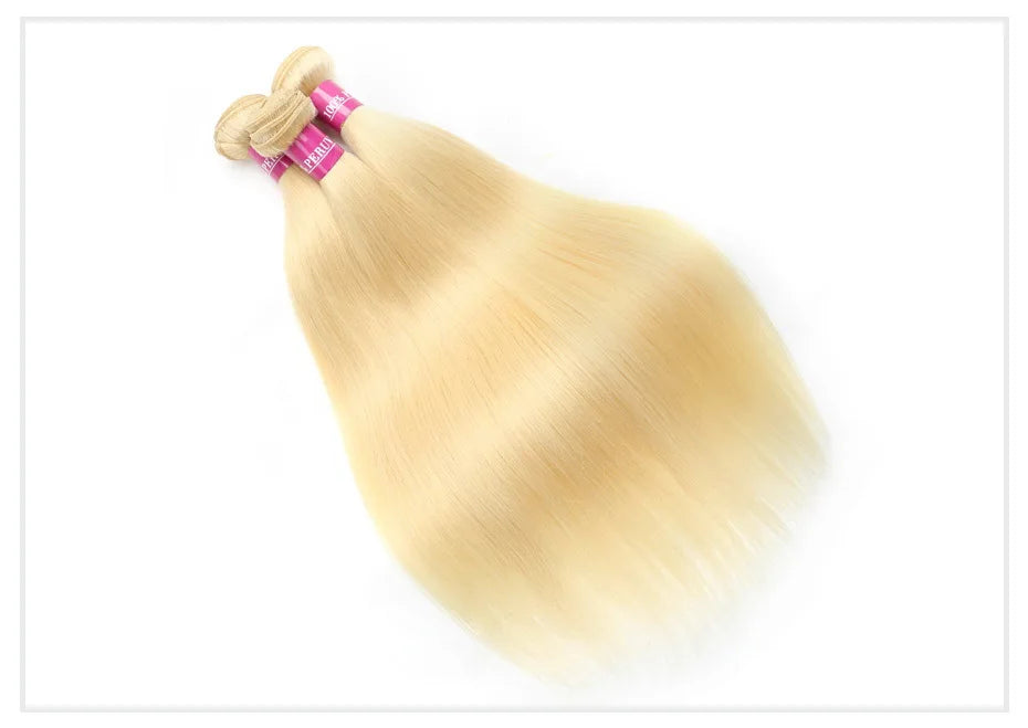 Monstar 1 3 4 613 Blonde Straight Hair Bundles Brazilian Remy Human Hair Extension Honey Blonde Bundles 30 32 34 36 38 40 Inches