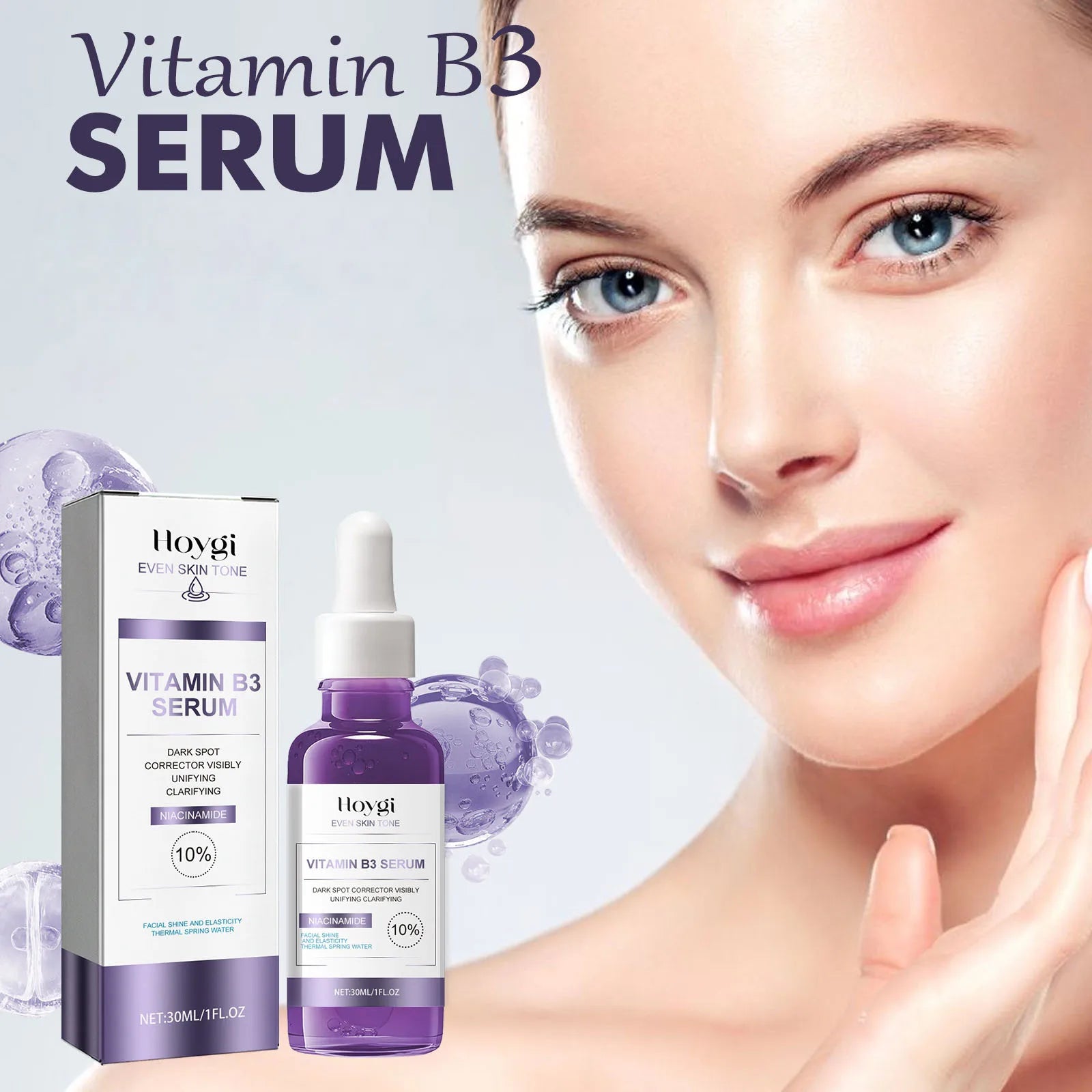 Niacinamide Serum Dark Spot Correcting Moisturizing Brightening Cleaning Pores Fade Fine Lines Makeup Remover Korean Skin Care