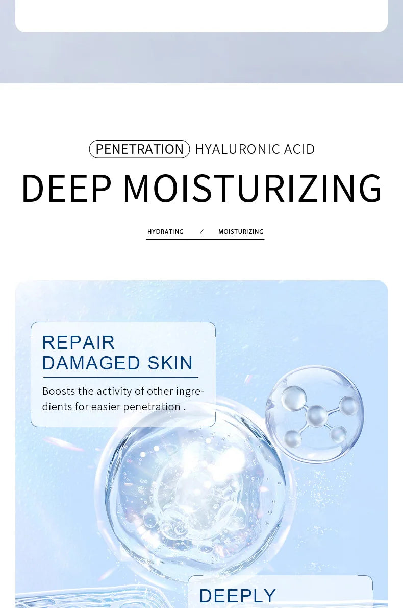 Vitamin C Face Whitening Serum Dark Spots Freckles Removal Hyaluronic Pore Minimizer Anti Aging Wrinkle Remove Golder Essence