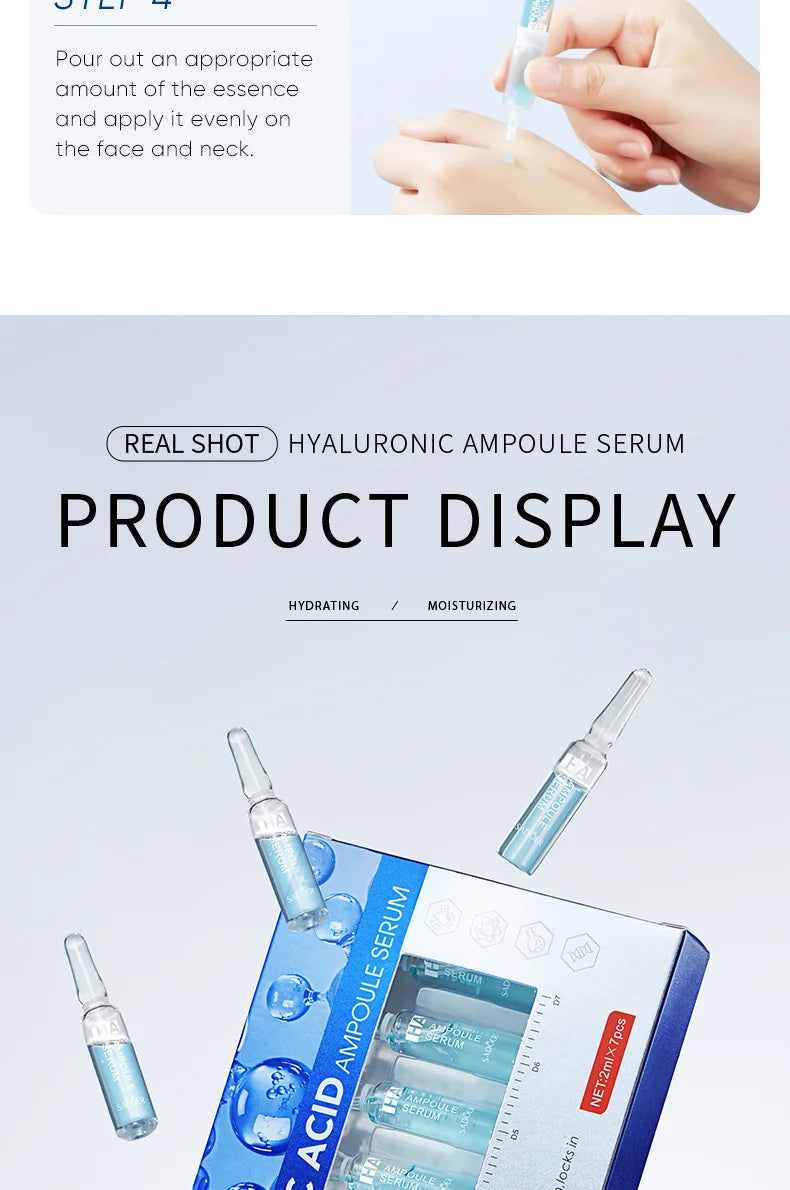 Vitamin C Face Whitening Serum Dark Spots Freckles Removal Hyaluronic Pore Minimizer Anti Aging Wrinkle Remove Golder Essence